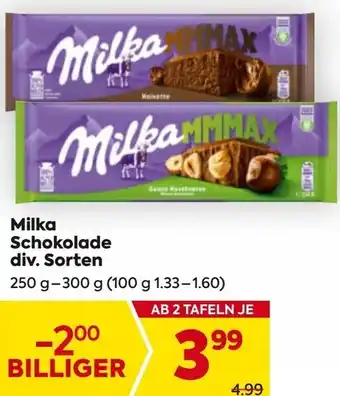 Billa Milka Schokolade Angebot
