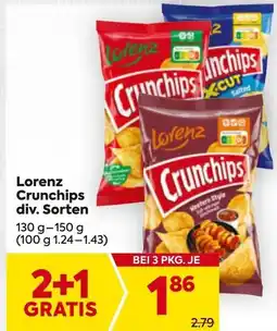 Billa Lorenz Crunchips Angebot