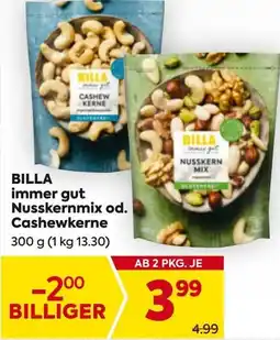 Billa BILLA immer gut Nusskernmix od. Cashewkerne Angebot