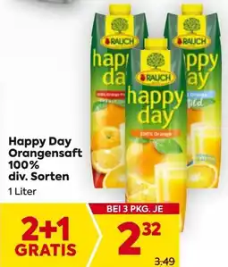 Billa Happy Day Orangensaft 100% Angebot