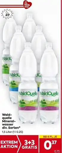 Billa Waldquelle Mineralwasser Angebot
