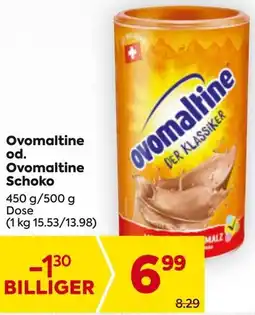 Billa Ovomaltine od. Ovomaltine Schoko Angebot