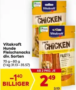 Billa Vitakraft Hunde Fleischsnacks Angebot