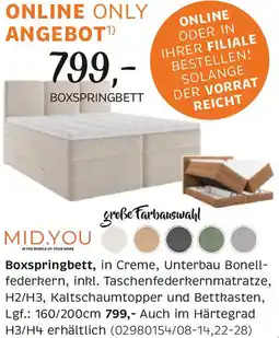 XXXLutz MID.YOU Boxspringbett Angebot