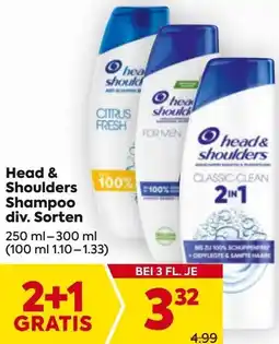 Billa Head & Shoulders Shampoo Angebot
