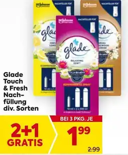 Billa Glade Touch & Fresh Nachfüllung Angebot