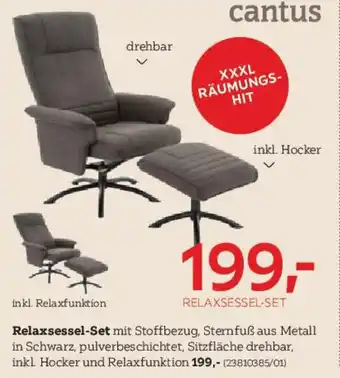 XXXLutz Cantus Relaxsesselset Angebot