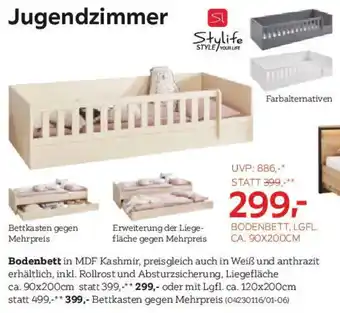 XXXLutz Stylife Bodenbett Angebot