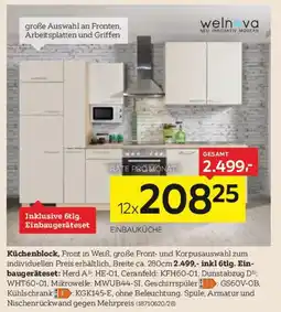 XXXLutz Welnova Küchenblock Angebot
