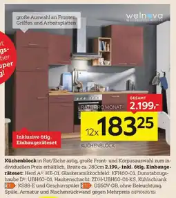 XXXLutz Welnova Küchenblock Angebot