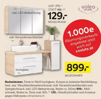 XXXLutz Voleo Badezimmer Angebot