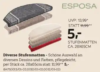 XXXLutz Esposa Stufenmatte Angebot