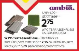 XXXLutz WPC Terrassenfliese Angebot