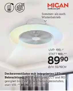 XXXLutz Mican Deckenventilator Angebot