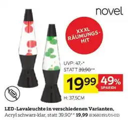 XXXLutz LED-Lavaleuchte in verschiedenen Varianten Angebot