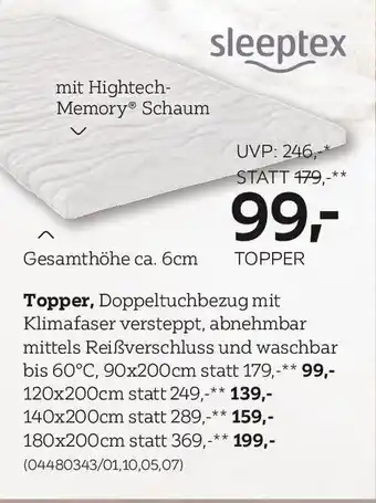XXXLutz Topper Angebot
