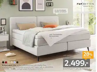 XXXLutz Boxspringbett Sita Angebot