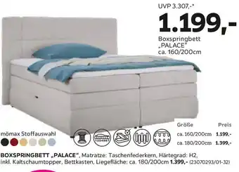 Mömax Boxspringbett Palace Beige Angebot