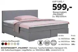 Mömax Boxspringbett Palermo Angebot