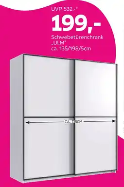 Mömax Schwebetürenschrank Ulm Beige/Greige Angebot