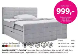 Mömax Boxspringbett Damon Angebot