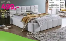 Mömax Polsterbett Ascona Creme Angebot