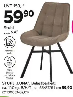 Mömax Stuhl Luna Angebot