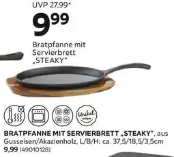 Mömax Bratpfanne Steaky inkl Servierbrett Angebot