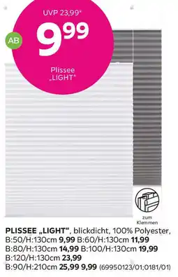 Mömax Plissee Light Angebot