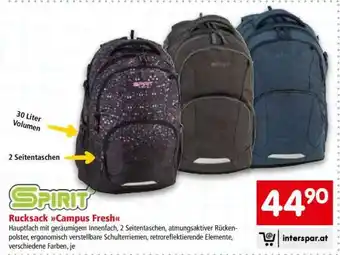 Interspar Rucksack Campus Fresh Angebot