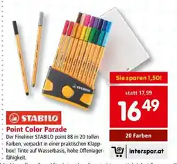 Interspar Point Color Parade Angebot