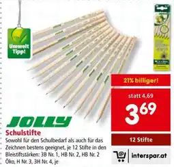 Interspar JOLLY Schulstifte Angebot