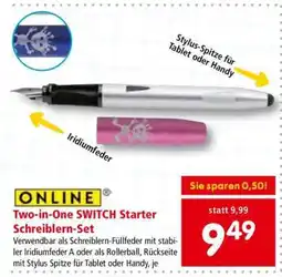 Interspar Two-in-One SWITCH Starter Schreiblern-Set Angebot