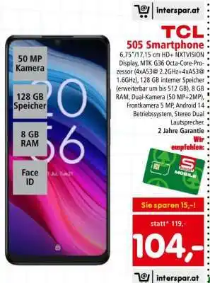 Interspar TCL 505 Smartphone Angebot