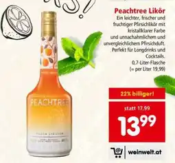 Interspar Peachtree Likör Angebot