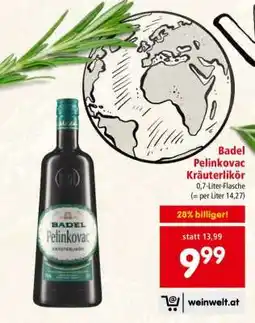 Interspar Badel Pelinkovac Kräuterlikör Angebot