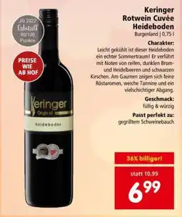 Interspar Keringer Rotwein Cuveé Heideboden Angebot
