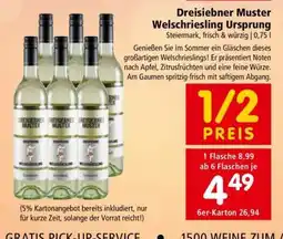 Interspar Dreisiebner Muster Welschriesling Ursprung Angebot