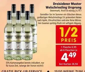 Interspar Dreisiebner Muster Welschriesling Ursprung Angebot