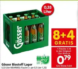 Interspar Gösser Biostoff Lager Angebot