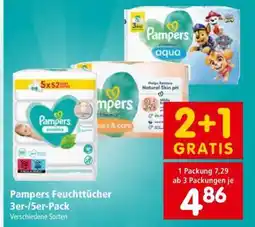 Interspar Pampers Feuchttücher 3er-/5er-Pack Angebot
