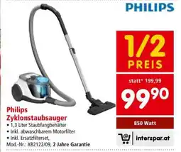 Interspar Philips Zyklonstaubsauger Angebot