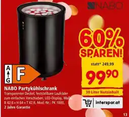 Interspar NABO Partykühlschrank Angebot