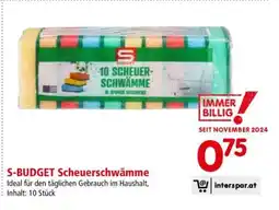 Interspar S-BUDGET Scheuerschwämme Angebot