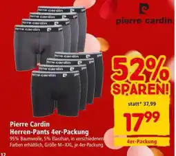 Interspar Pierre Cardin Herren-Pants 4er-Packung Angebot