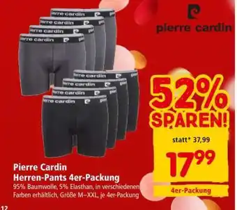 Interspar Pierre Cardin Herren-Pants 4er-Packung Angebot