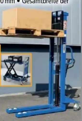 Norma Kraft Werkzeuge Hochhubwagen Angebot
