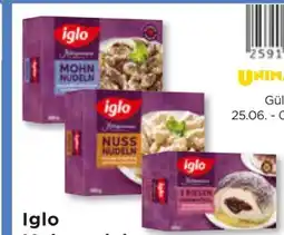 Unimarkt Iglo Mohnnudeln Angebot