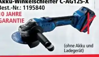 Norma Scheppach Akku-Winkelschleifer C-AG125-X Angebot