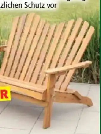 Norma Chillroi 2-Sitzer-Adirondack Gartenbank Angebot